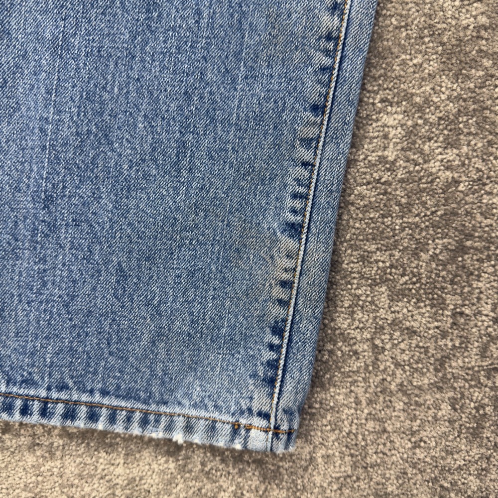 Guess Jeans Straight Leg Pants Womens 29x32 Blue Vintage High Rise Made In USA - Picture 11 of 13